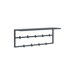 Steel Hanger With A Shelf - Haral 60 cm Wide. Industrial Steel For The Hall, Towel Rail Bathroom - thumbnail 4