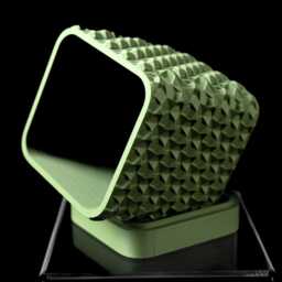 3D Printed Geometric Square Planter Modern Indoor Plant Pot - thumbnail 4