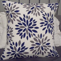 New Print.blue.grey.white.pillow Covers.slipcovers.toss Pillows.throw Pillows. Accent Pillows.cushion Covers.farmhouse Pillows.blue Pillow - thumbnail 3