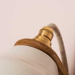 Blue & White Element Wall Light in Ceramic Oak - thumbnail 3