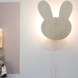 Bunny Head Lamp, Timpuu. The Bunny Is A Great Companion For Bedtime Stories Or As Night Light. Night Light, Mood - thumbnail 3