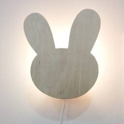 Bunny Head Lamp, Timpuu. The Bunny Is A Great Companion For Bedtime Stories Or As Night Light. Night Light, Mood - thumbnail 2