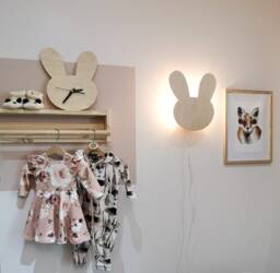 Bunny Head Lamp, Timpuu. The Bunny Is A Great Companion For Bedtime Stories Or As Night Light. Night Light, Mood