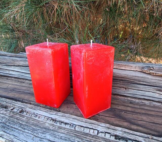 Thanksgiving, Autumn Candle, Pillar Candle 3x6, Orange Pillar Candle, Scented Candle, Bathroom Decor, Easter Decor - image 1