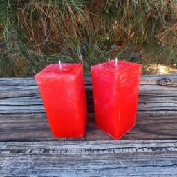 Thanksgiving, Autumn Candle, Pillar Candle 3x6, Orange Pillar Candle, Scented Candle, Bathroom Decor, Easter Decor - thumbnail 2