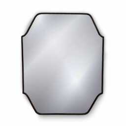 Square Mirror Rectangular Gold Brass Wall Mirror, Vanity & Bathroom Mirrors - thumbnail 2