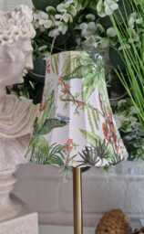 Cordless Touch Lamp. Decoupaged Monkey in The Jungle Usb Rechargeable Table Lamp.hand Decorated.four Base Colours