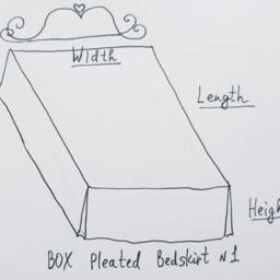 Tailored Linen Bedskirt, Shabby Chic Bedding, Bed Skirt, From 10 To 24 Drop Or Custom Size. Linen Box Pleated Bedskirt - thumbnail 3