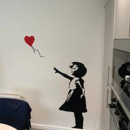 Banksy Balloon Girl Wall Stickers - thumbnail 3