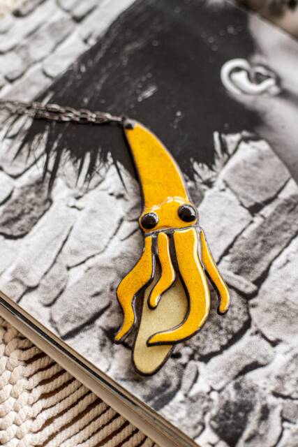 Banana Fused Glass Suncather. Kitchen Decor, Funny Wall Sun Catcher, Nursery Window Hangings, Mother's Gift - image 1