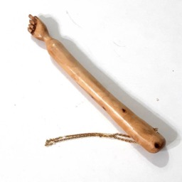 Olive Wood Torah Pointer, Hebrew Engraved Yad, Bar Mitzvah Gift - thumbnail 2