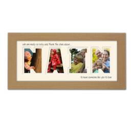 Nain Photo Frame I Thank The Stars Or We Stars Word Name Special Gift Mother's Day 896 By Photos in A Word - thumbnail 3