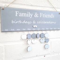 Family & Friends Birthdays Board Calendar, Reusable, Special Dates To Remember Gift - thumbnail 3