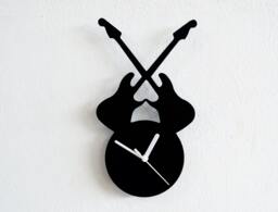Electric Guitar - Wall Clock - thumbnail 1