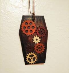 Wooden Gear Wall Hanging - thumbnail 1