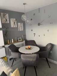 Quilted Velvet Dining Chair With Armrests Modern Accent Seating - thumbnail 2