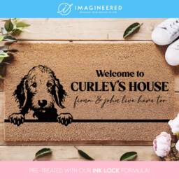 Customized Dog Doormat - Personalized Welcome Mat For Lovers Custom Breeds Gift Door Rug - thumbnail 2