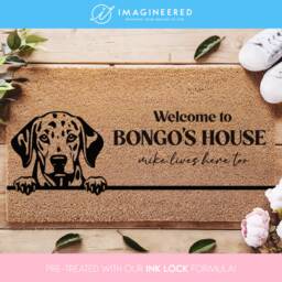Customized Dog Doormat - Personalized Welcome Mat For Lovers Custom Breeds Gift Door Rug - thumbnail 3