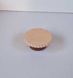 Handcrafted Terracotta Soap Dish Round Ceramic Orange Holder - thumbnail 1