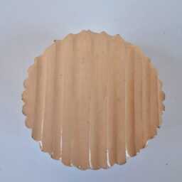 Handcrafted Terracotta Soap Dish Round Ceramic Orange Holder - thumbnail 4