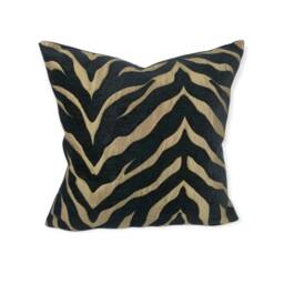 "Luxurious Tiger Print Cushion Covers - Bronze Chenille Animal -16"", 18"", 22"", 24"" & 18"" X 12"", 20"" 14" - thumbnail 3