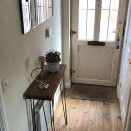 Rustic 4 Legs Wood Console Table With Hairpin Hallway Depth 24cm UK 48 Hours Dispatch/48 Delivery - thumbnail 2