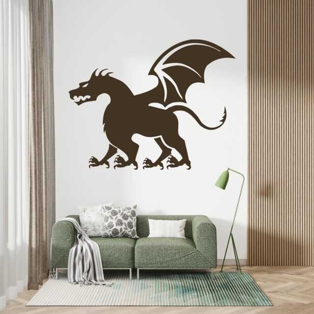 Dragon Wall Decal Removable Vinyl Sticker For Kids' Room 4585 - image 1