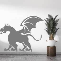 Dragon Wall Decal Removable Vinyl Sticker For Kids' Room 4585 - thumbnail 2