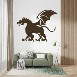 Dragon Wall Decal Removable Vinyl Sticker For Kids' Room 4585 - thumbnail 1