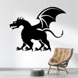 Dragon Wall Decal Removable Vinyl Sticker For Kids' Room 4585 - thumbnail 3