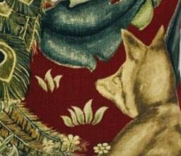 William Morris - Forest Red Linen Cushion Cover Throw Pillow Designer Home Decor - thumbnail 2