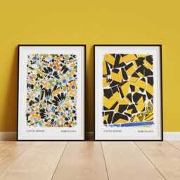Antonio Gaudi Tiles Art Print Spanish Ceramic Pattern Wall Decor - thumbnail 4