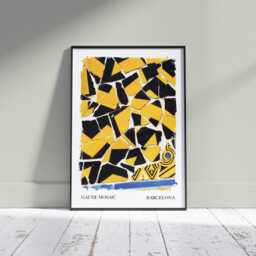 Antonio Gaudi Tiles Art Print Spanish Ceramic Pattern Wall Decor - thumbnail 3