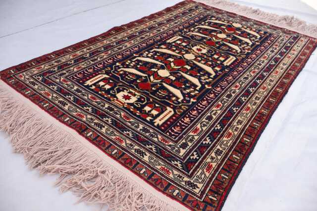 3x5 Antique Rug, Afghan Ali Khoja Tribal Fine Hand Knotted Wool Turkmen Oriental Collectors Piece Vintage Area Bedroom - image 1
