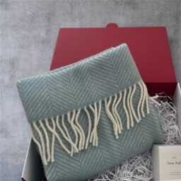 Baby Pram Crib Blanket Pure New Wool 4 Colourways - thumbnail 3