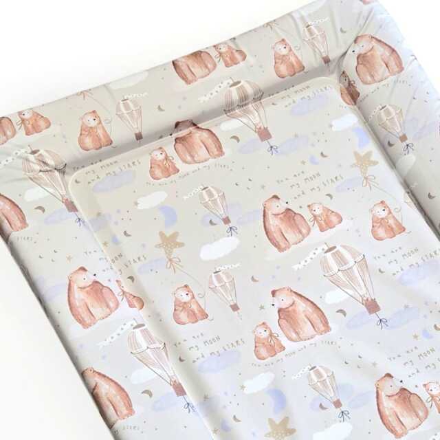 Moonstar Changing Mat, Baby Bear Changing Mat, Animal Nursery Mat - image 1