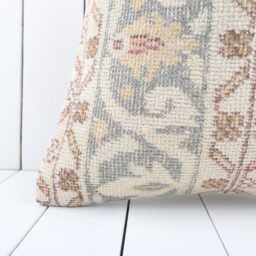 Vintage Turkish Kilim Pillow Cover Bohemian Decorative Cushion - 18''x18'' - thumbnail 2