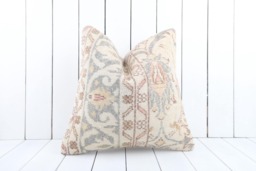 Vintage Turkish Kilim Pillow Cover Bohemian Decorative Cushion - 18''x18'' - thumbnail 1