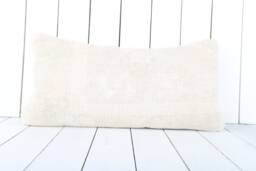 Kilim Lumbar Pillow Cover Turkish Anatolian Throw - 12x24 Inch - thumbnail 1
