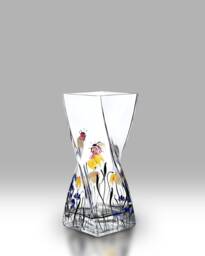 Cottage Garden Collection - 20cm Twist Vase By Nobile Glassware - thumbnail 1
