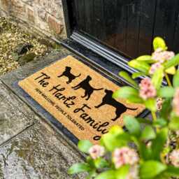 Customizable Pet Breed Doormat, Dog & Cat Breeds, Lovers Personalised Gift, Customised Gift For Him - thumbnail 2