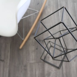 Metal Abstract Art Sculpture Modern Retro Simple Table Decor Contemporary Geometric Mid Century - thumbnail 4