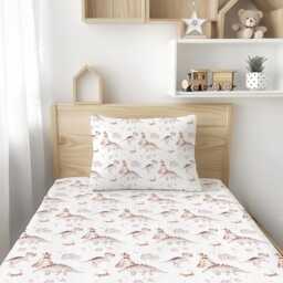 Dinosaurs - Watercolour Bedding, Duvet Covers, Fitted Sheets, Childrens Room Decor, Bedding - thumbnail 2