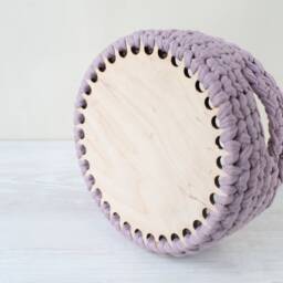 Crochet Basket, Knitted Storage Toy Storage, Bathroom Home Decor, Small Gift For Birthday, Handmade Basket - thumbnail 3