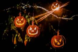 Pumpkin T-Lights Seasonal. Large & Small Hanging Candle Holders. Handmade