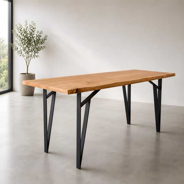 Hairpin Table Legs Set Of 4, Heavy Duty Powder Coated Steel For Dining Tables, Custom Sizes Available, N41 - image 1