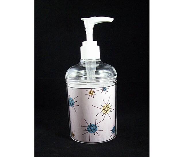 Atomic Soap Dispenser Mid Century Retro 1950S Vintage Bathroom Rockabilly Kitsch - image 1