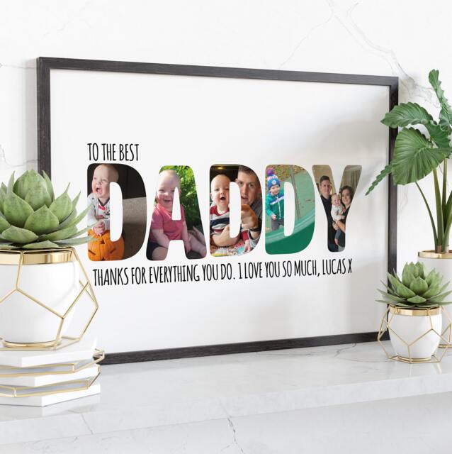 Daddy Picture Display Wall D??cor Family Photo Frame Design Custom Gift For Father Personalised Present Birthdays Celebration Father's Day - image 1