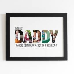 Daddy Picture Display Wall D??cor Family Photo Frame Design Custom Gift For Father Personalised Present Birthdays Celebration Father's Day - thumbnail 3