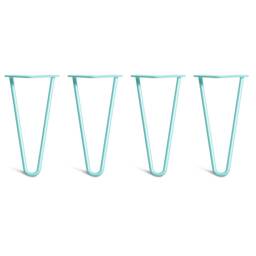 4 X Duck Egg Hairpin Legs - All Sizes. Including Free Screws & Protector Feet - thumbnail 3
